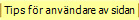 Tips fr anvndare av sidan